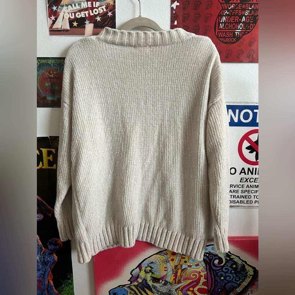Cream PinkLily Sweater